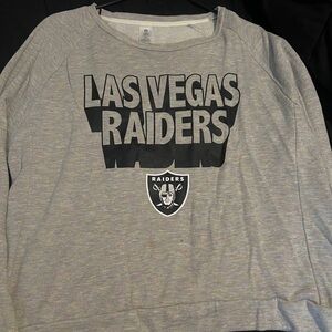 Las Vegas Raiders Women's Gray Sweatshirt